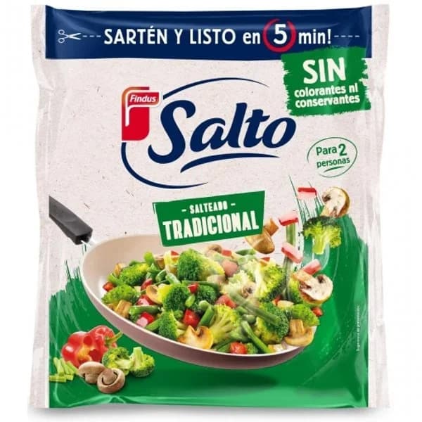 Salteado tradicional FINDUS Salto, bolsa 500 g - 0.5 kg - Imagen del producto en Findit