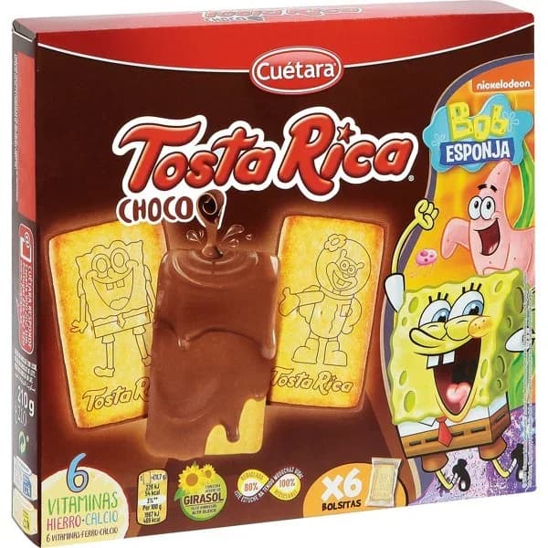 Galleta Tosta Rica Chocolate 210G - 0.21 kg - Imagen del producto en Findit