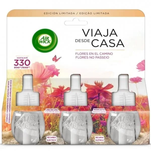 Ambientador eléctrico fragancia a lirio de luna y satén de seda recambio Air Wick 3 ud. - 3 ud - Imagen del producto en Findit