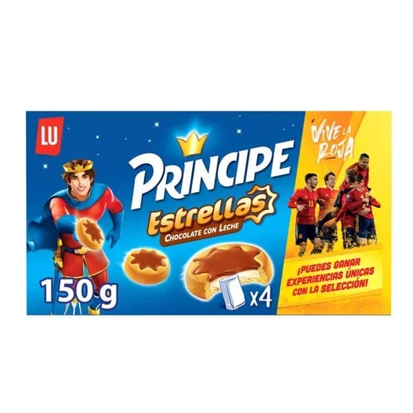 Galleta Príncipe Estrella Chocolate con Leche 150G - 0.15 kg - Imagen del producto en Findit
