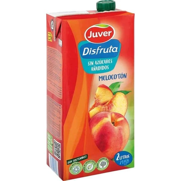 Néctar de melocotón sin azúcar 2 l - 2 l - Imagen del producto en Findit