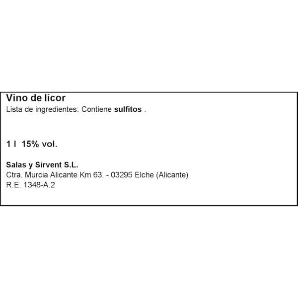 Vino Moscatel 1L - 1 l - Imagen del producto en Findit
