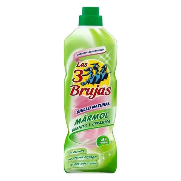 Limpiador concentrado para mármol, granito y cerámica Las 3 Brujas 1 l. - 1 l - Imagen del producto en Findit