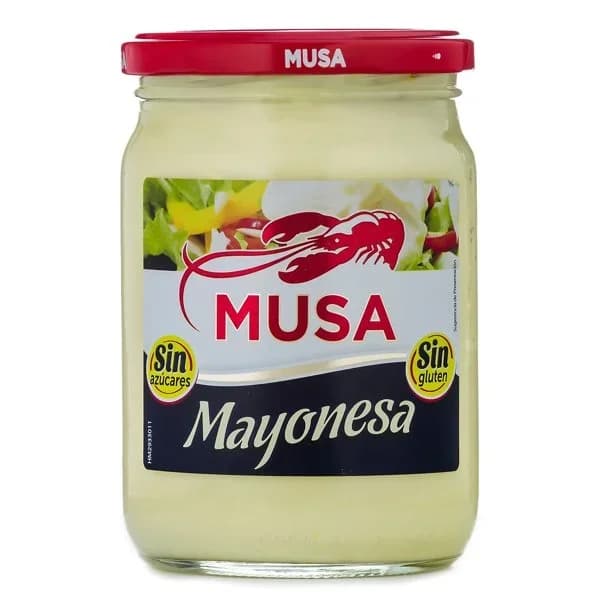 Mayonesa Musa sin gluten tarro 450 ml. - 0.45 l - Imagen del producto en Findit