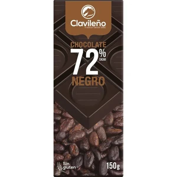 Chocolate Negro 72% Cacao - 0.15 kg - Imagen del producto en Findit