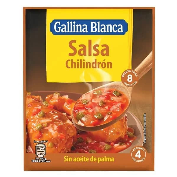 Salsa Deshidratada Pollo Chilindrón 39G - 0.05 kg - Imagen del producto en Findit