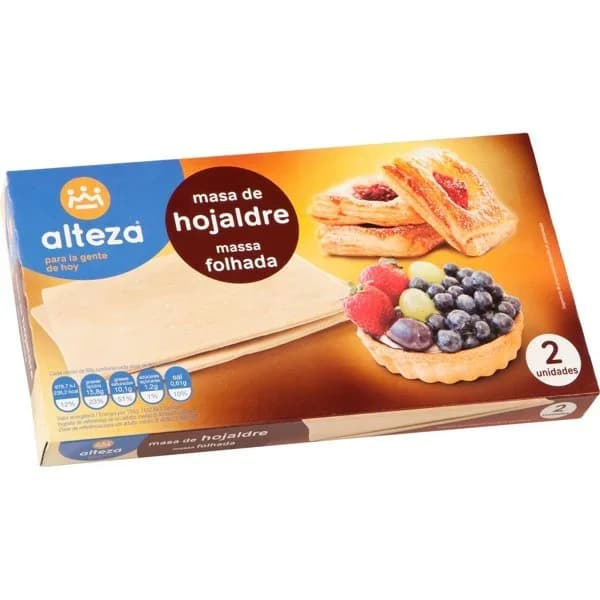 Masa Hojaldre Congelada 500G - 0.5 kg - Imagen del producto en Findit