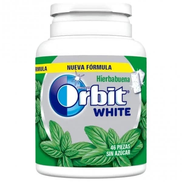 Chicles de hierbabuena Orbit White sin azúcar 64 g. - 0.06 kg - Imagen del producto en Findit