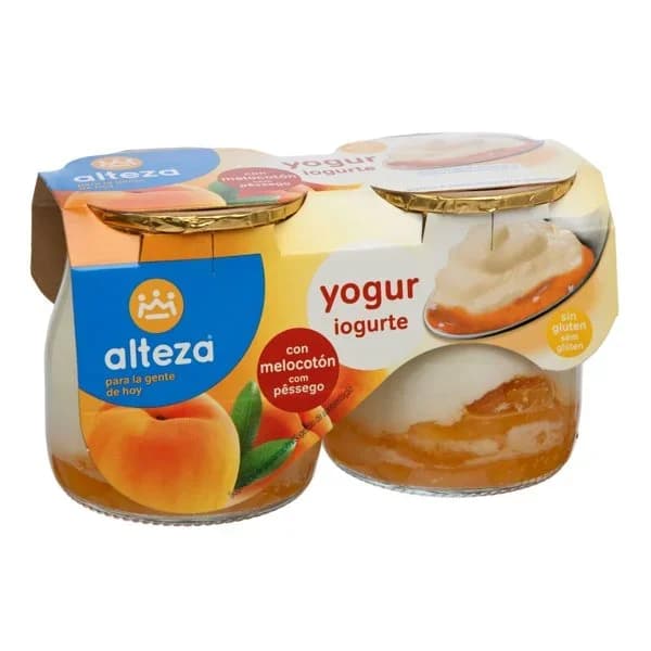 Yogur Enriquecido con Melocotón 2UD - 1 ud - Imagen del producto en Findit