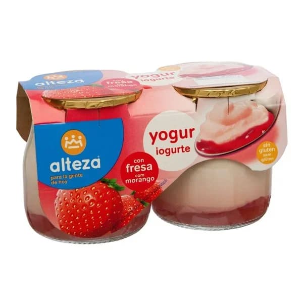 Yogur Enriquecido con Fresa 2UD - 1 ud - Imagen del producto en Findit