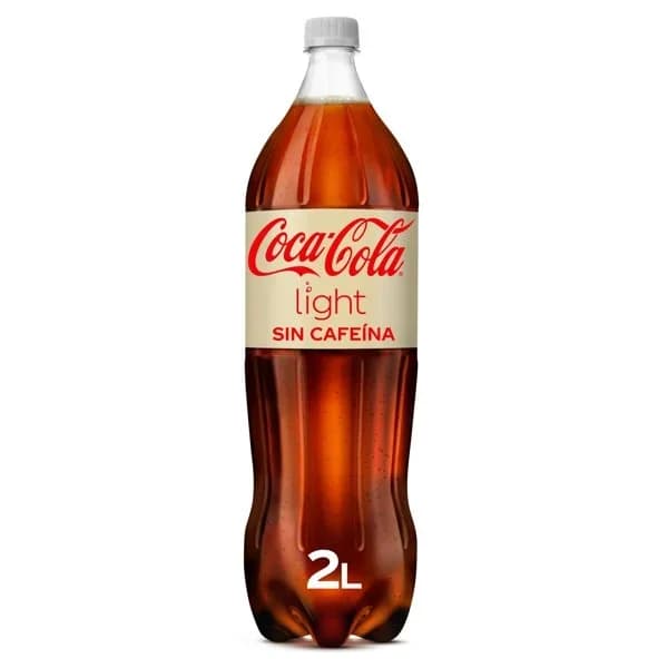 Refresco de cola light sin cafeína COCA COLA, botella 2 litros - 2 l - Imagen del producto en Findit