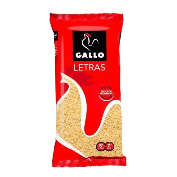 Pasta Letras 250G - 0.45 kg - Imagen del producto en Findit