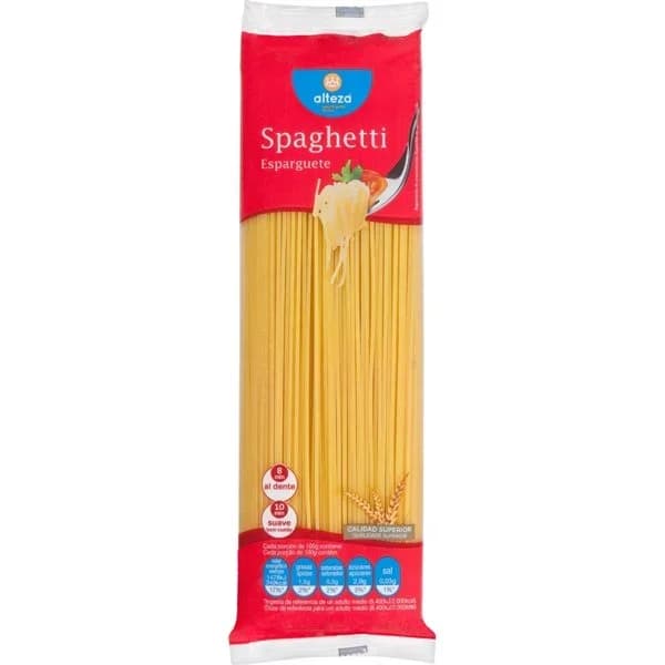 Pasta Spaguetti 500G - 0.5 kg - Imagen del producto en Findit