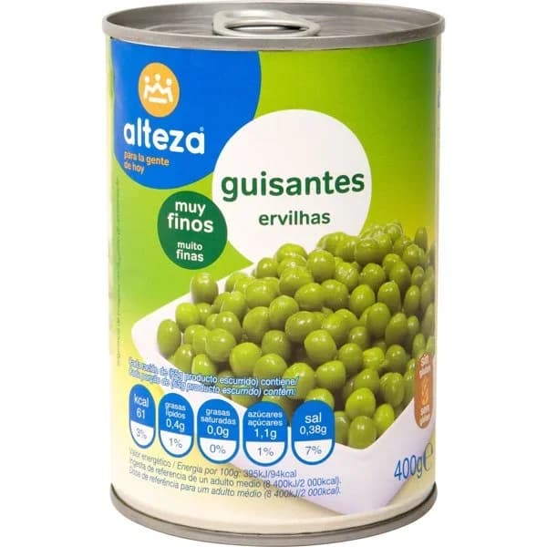 Guisante Muy Fino 400G - 0.4 kg - Imagen del producto en Findit