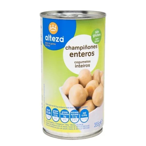 Champiñón Entero 355G - 0.36 kg - Imagen del producto en Findit