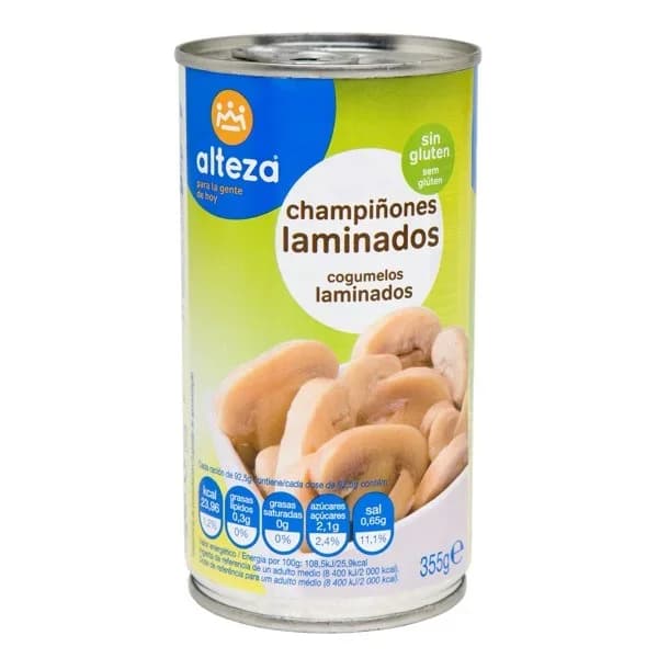 Champiñón Laminado 355G - 0.35 kg - Imagen del producto en Findit