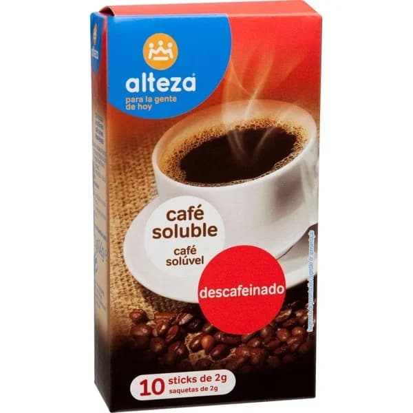 Café Soluble Descafeinado 10 x 2G - 0.02 kg - Imagen del producto en Findit