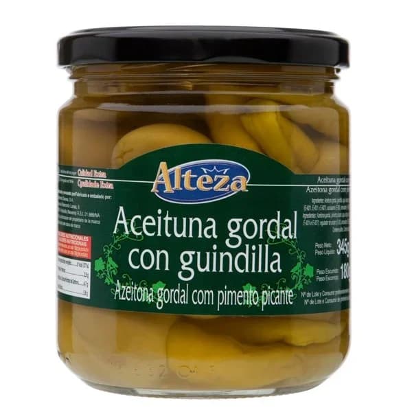 Aceituna Gordal con Guindilla 345G - 0.34 kg - Imagen del producto en Findit