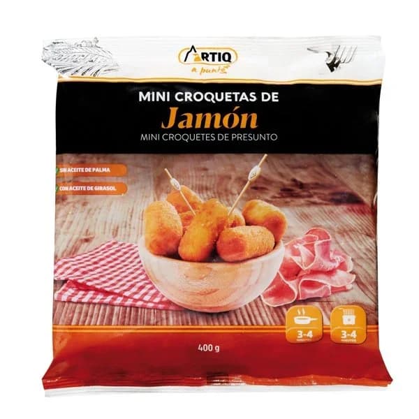 Croqueta de Jamón Mini Congelada 400G - 0.4 kg - Imagen del producto en Findit