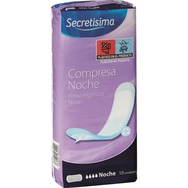 Compresa Noche 10UD - 1 ud - Imagen del producto en Findit