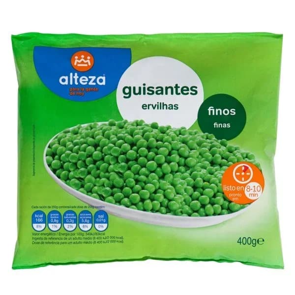 Guisante Fino Congelado 400G - 0.4 kg - Imagen del producto en Findit