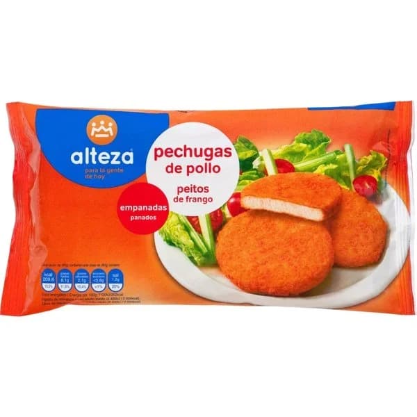 Pechuga de Pollo Empanado Congelado 300G - 0.3 kg - Imagen del producto en Findit