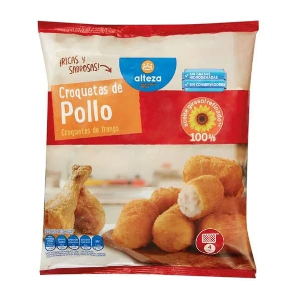 Croqueta de Pollo Congelada 500G - 0.5 kg - Imagen del producto en Findit