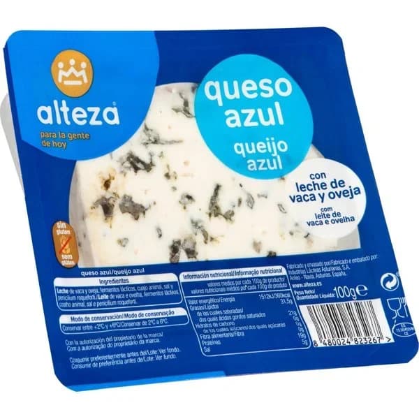 Queso Azul Cuña - 0.1 kg - Imagen del producto en Findit