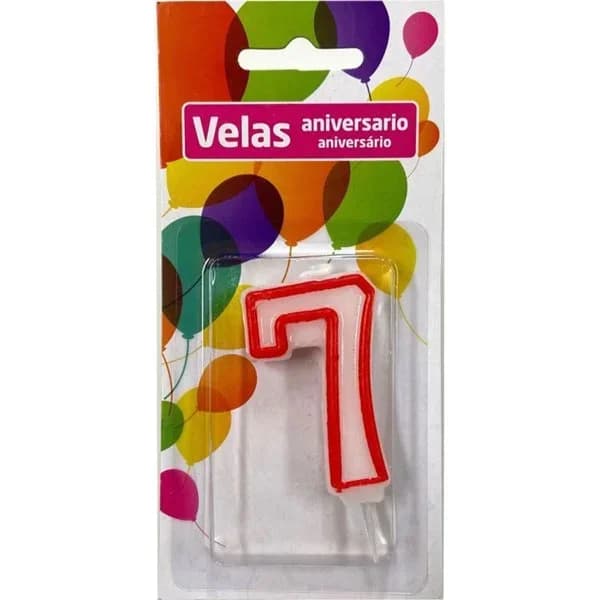 Vela Cumpleaños 7 - 0.09 kg - Imagen del producto en Findit