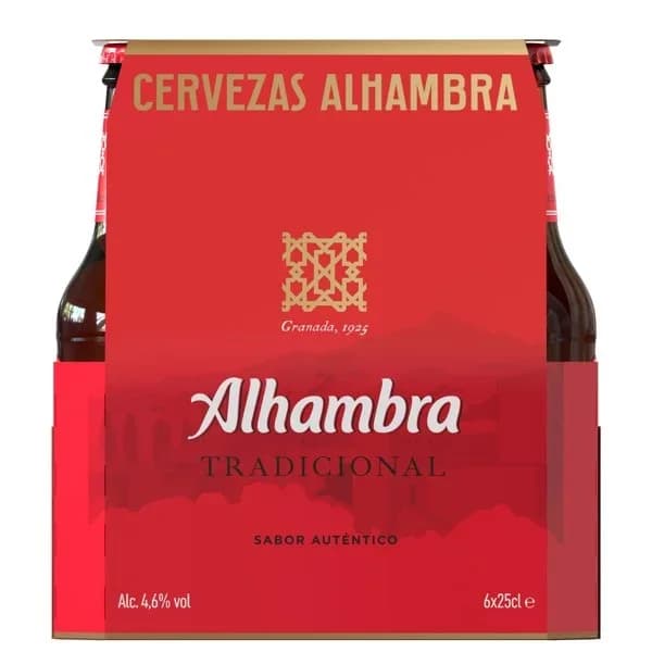 Cerveza Rubia Tradicional Botellín 6 x 250ML - 1.01 l - Imagen del producto en Findit