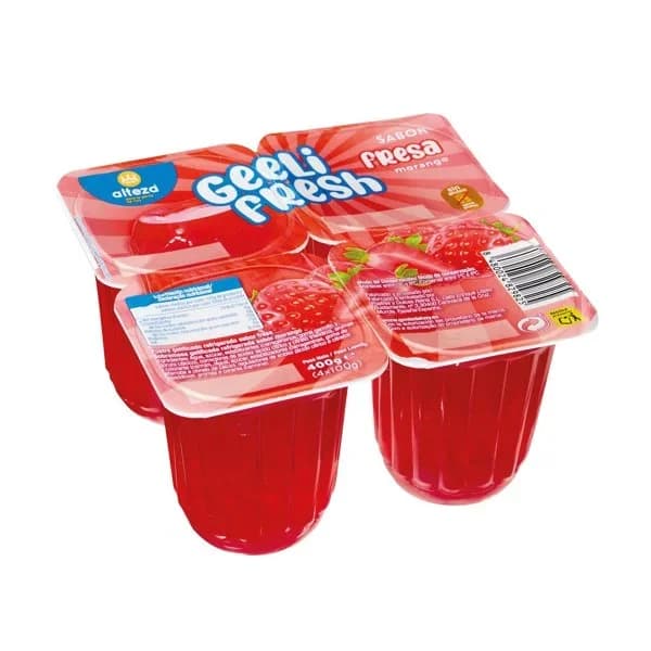 Gelatina Fresa 4UD - 0.4 kg - Imagen del producto en Findit