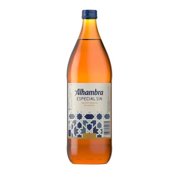 Cerveza Rubia sin Alcohol Botella 1L - 1 l - Imagen del producto en Findit