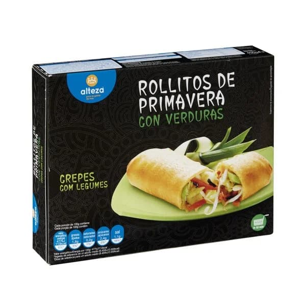 Rollito Primavera Verdura Congelado - 0.3 kg - Imagen del producto en Findit