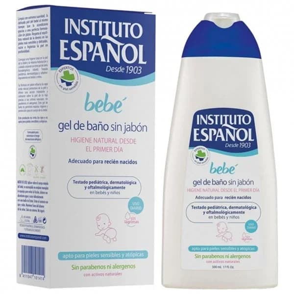 Gel de baño sin jabón INSTITUTO ESPAÑOL, bote 500 ml - 0.5 l - Imagen del producto en Findit