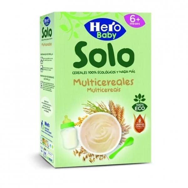 Papilla multicereales ecológicos HERO, caja 300 g - 0.34 kg - Imagen del producto en Findit