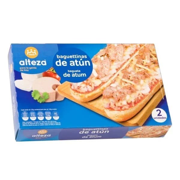 Baguetina Atún Congelada 2 x 125G - 0.25 kg - Imagen del producto en Findit