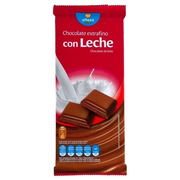 Chocolate Leche Extrafino - 0.12 kg - Imagen del producto en Findit