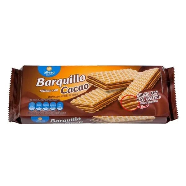 Barquillo Relleno de Chocolate 200G - 0.2 kg - Imagen del producto en Findit