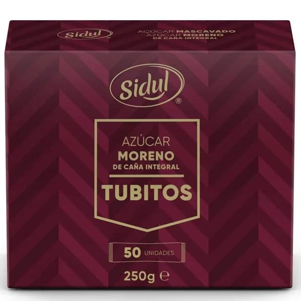Azúcar Moreno Tubo 50UD - 1 ud - Imagen del producto en Findit