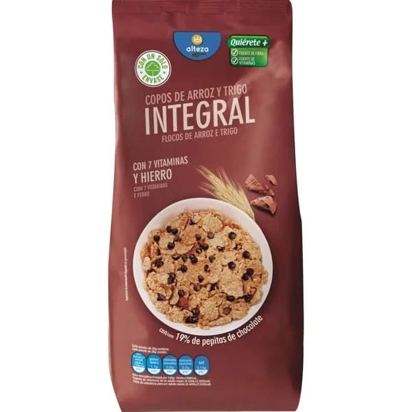 Cereales Integrales Chocolate 350G - 0.35 kg - Imagen del producto en Findit