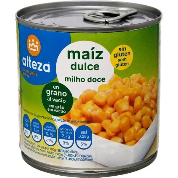 Maíz Dulce - 0.3 kg - Imagen del producto en Findit