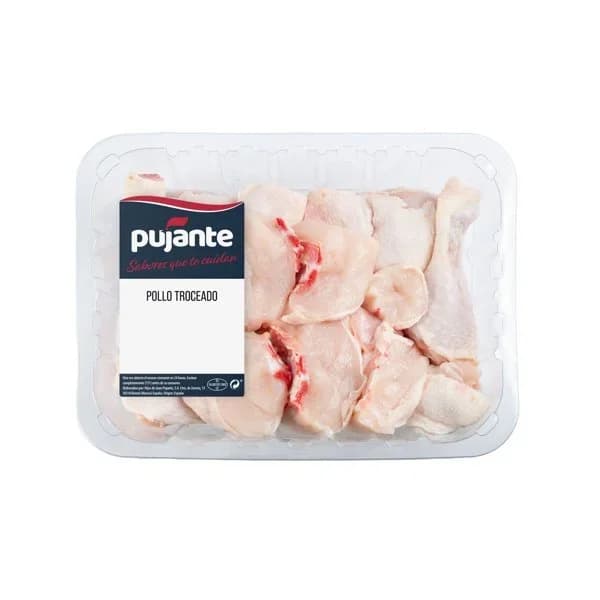 Pollo Troceado con Pechuga Bandeja €/KG - 1 kg - Imagen del producto en Findit