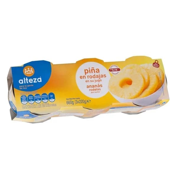 Piña en su Jugo 3 x 220G - 0.66 kg - Imagen del producto en Findit