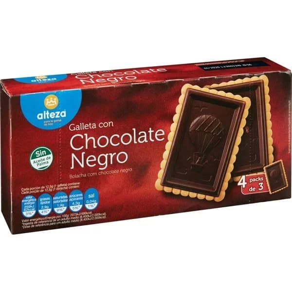 Galleta con Chocolate Negro 150G - 0.15 kg - Imagen del producto en Findit