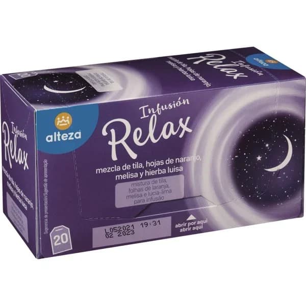 Infusión Relax 20UD - 1 ud - Imagen del producto en Findit