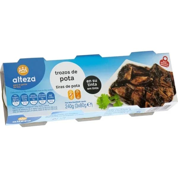Taco de Pota en su Tinta 3 x 85G - 0.24 kg - Imagen del producto en Findit