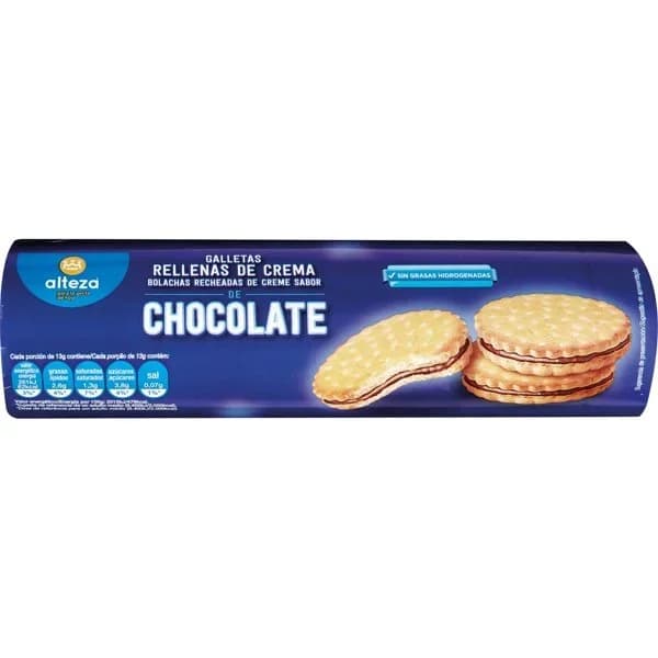 Galleta Rellena Chocolate 250G - 0.25 kg - Imagen del producto en Findit