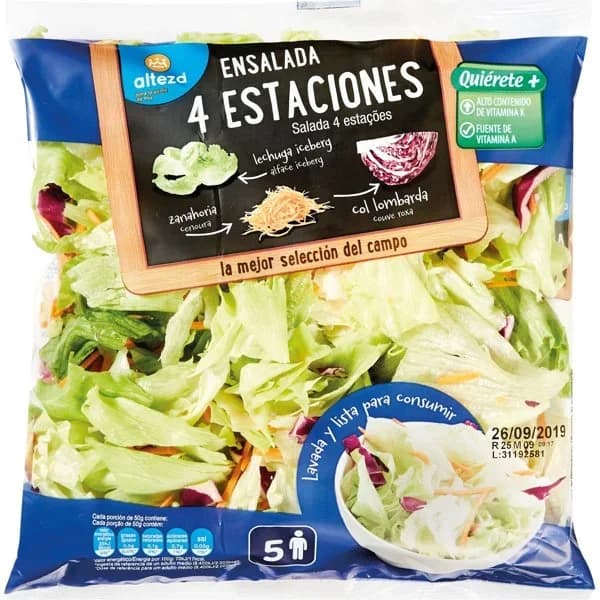 Ensalada 4 Estaciones 250G - 0.25 kg - Imagen del producto en Findit