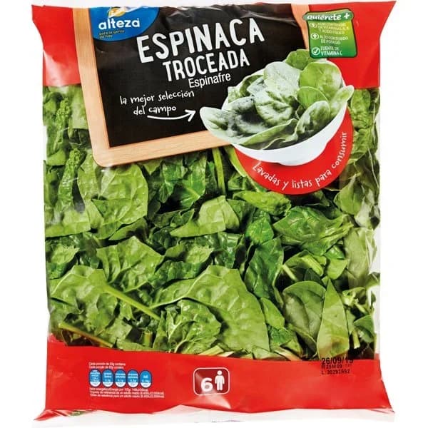 Espinaca Troceada 300G - 0.3 kg - Imagen del producto en Findit