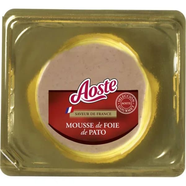 Mousse de foie de pato Aoste blister 100 g - 0.1 kg - Imagen del producto en Findit